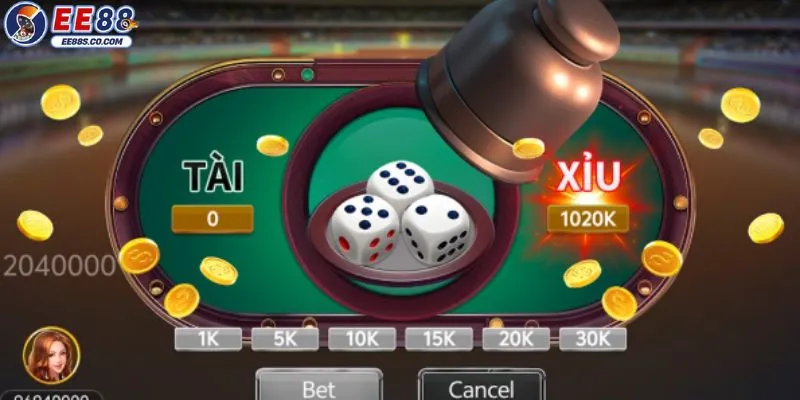 Giới thiệu nhanh về game Tài Xỉu EE88 đình đám